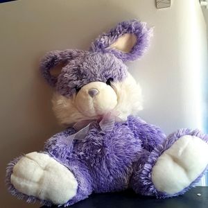 Dan Dee Stuffed Purple Bunny